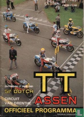 Programma Dutch TT Assen 1981