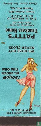 Pin up 40 ies Who will second the motion - Afbeelding 1