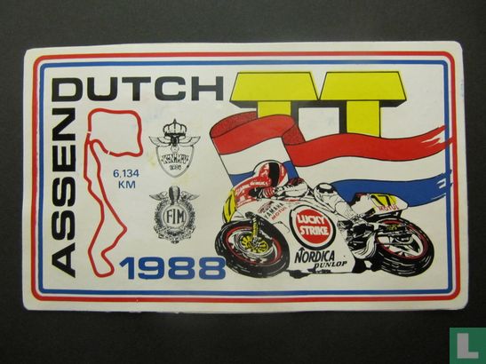 Sticker TT Assen 1988 (2)