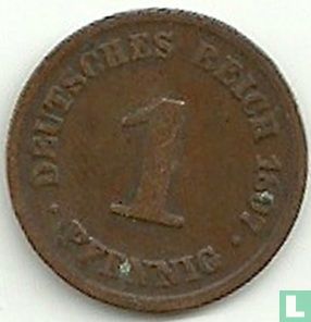 Duitse Rijk 1 pfennig 1897 (D) - Afbeelding 1