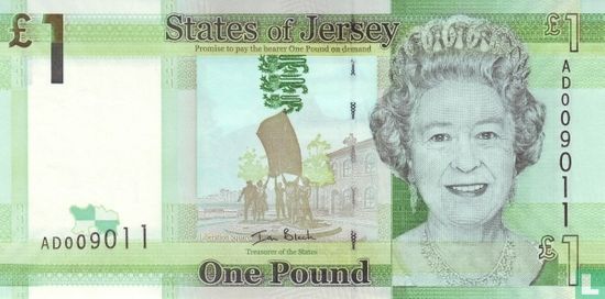Jersey 1 Pfund - Bild 1