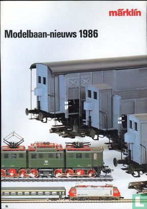 Märklin  Modelbaan-nieuws 1986 - Image 1