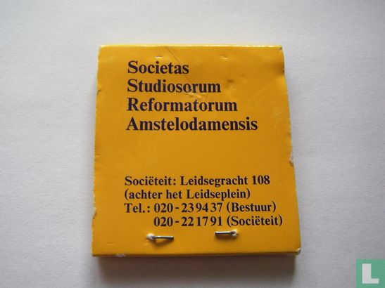 Societas Studiosorum Reformatorum Amstelodamensis SSRA - Afbeelding 2