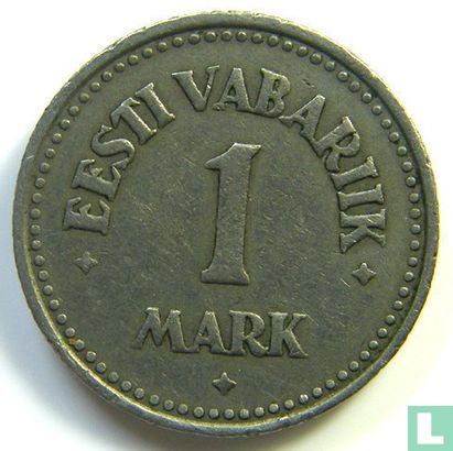 Estonie 1 mark 1922 - Image 2