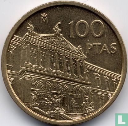 Spanje 100 pesetas 1996 "National Library" - Afbeelding 2