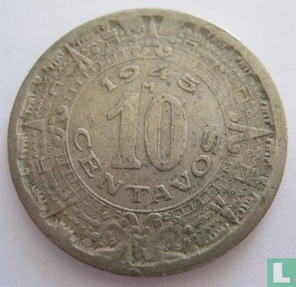 Mexico 10 centavos 1945 - Afbeelding 1