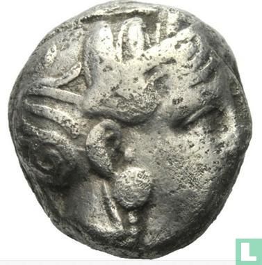 Antike Griechenland-Athena Tetradrachme. Attika. Eule AQElijf - Bild 2
