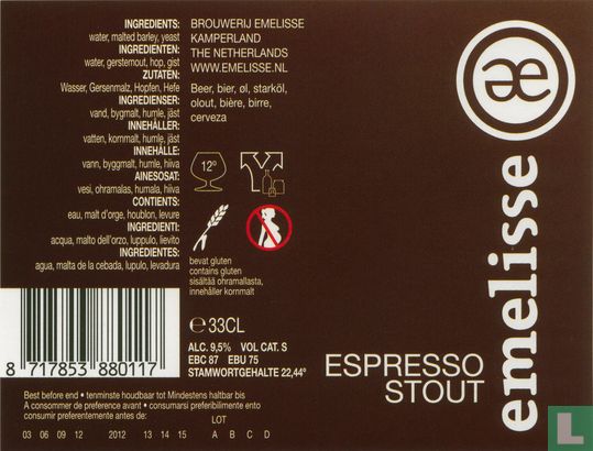 Emelisse Espresso Stout