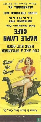 Pin up 40 ies Ridin'the Range - Afbeelding 1