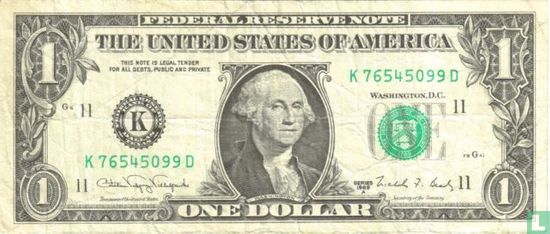 Vereinigte Staaten 1 Dollar 1988A K