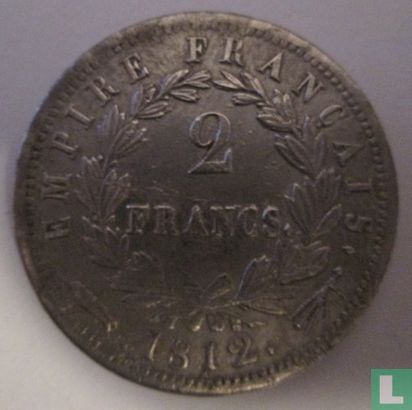 Frankrijk 2 francs 1812 (Utrecht) - Afbeelding 1