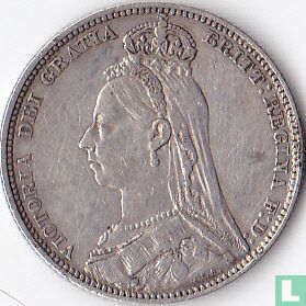 United Kingdom 1 shilling 1889 (type 2) - Image 2