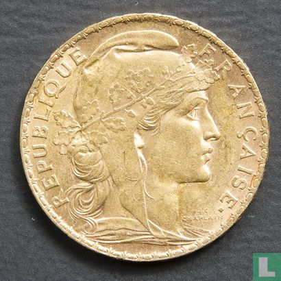 France 20 francs 1912 - Image 2