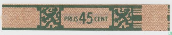 Prijs 45 cent - (Agio sigarenfabrieken N.V. Duizel)  - Afbeelding 1