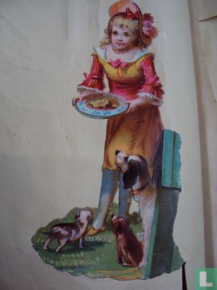 Meisje met honden - Afbeelding 1
