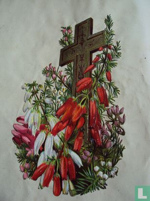 Graf met bloemen - Afbeelding 1