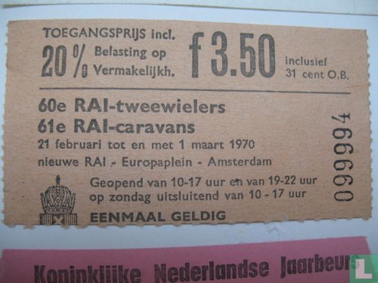 Toegangskaart RAI Tweewielers