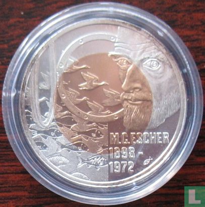 Nederland 10 euro 1998 "M.C. Escher" - Afbeelding 2