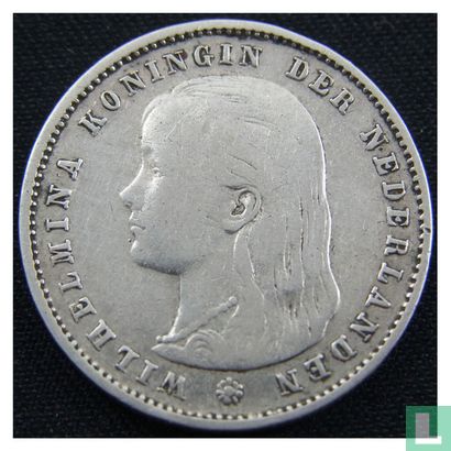 Niederlande 25 Cent 1895 (Typ 2) - Bild 2
