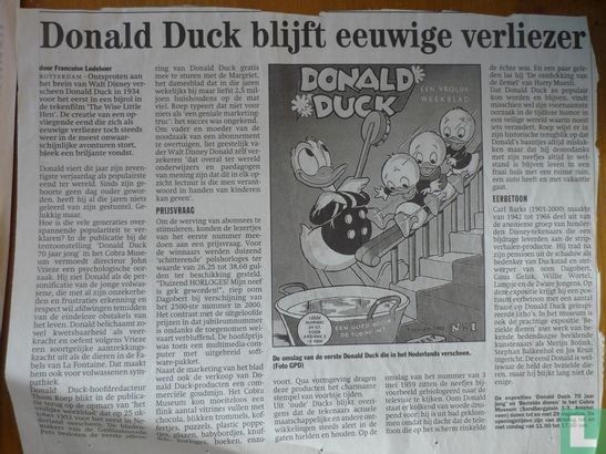 Donald Duck blijft eeuwige verliezer