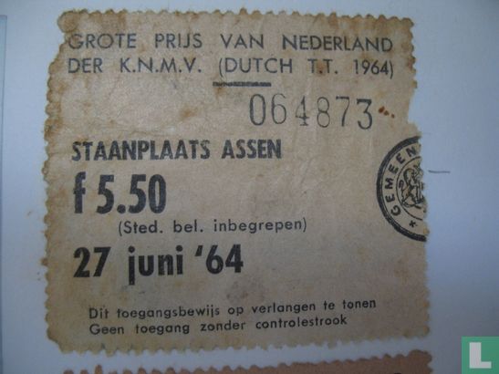 Toegangskaart Dutch TT Assen