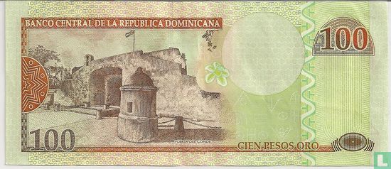 République Dominicaine 100 Pesos Oro 2003 - Image 2