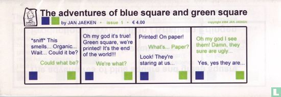 The adventures of blue square and green square - Image 1