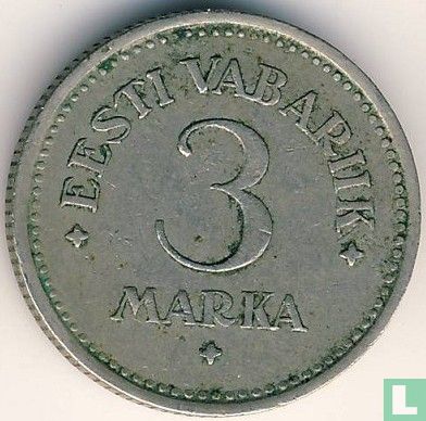 Estonie 3 marka 1922 - Image 2