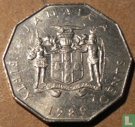 Jamaica 50 cents 1989 - Afbeelding 1