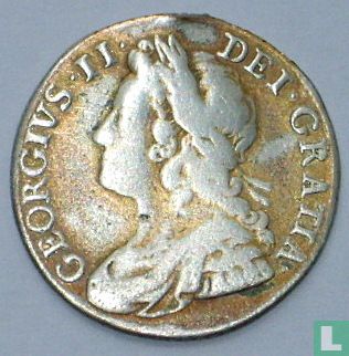Royaume Uni 1 shilling de 1741  - Image 2