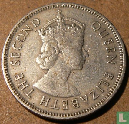 Mauritius ½ rupee 1975 - Image 2