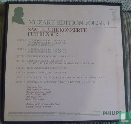 Mozart Edition 04: Sämtliche Konzerte Für Bläser - Bild 2