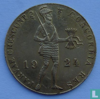 Niederlande 1 Dukat 1924 - Bild 1