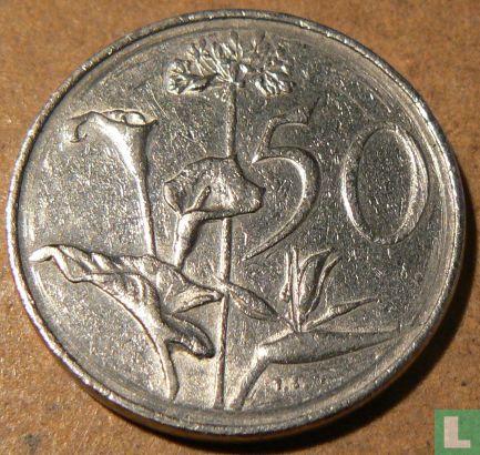 Zuid-Afrika 50 cents 1975 - Afbeelding 2