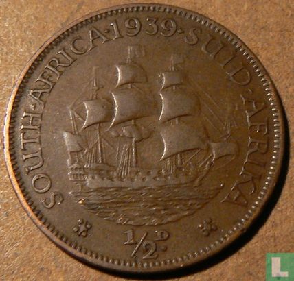 Afrique du Sud ½ penny 1939 - Image 1