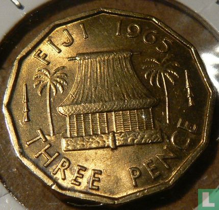 Fiji 3 pence 1965 - Afbeelding 1