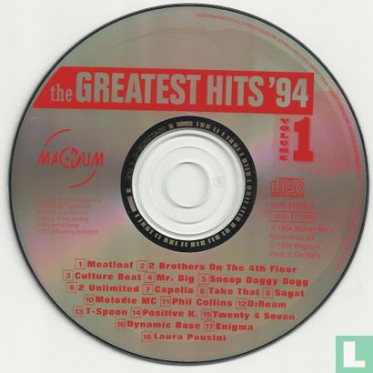 The Greatest Hits 1994 Vol 1 - Image 3