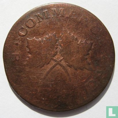 Canada J.H. Roy 1 sou 1837 pre-confederation commercial token - Image 2