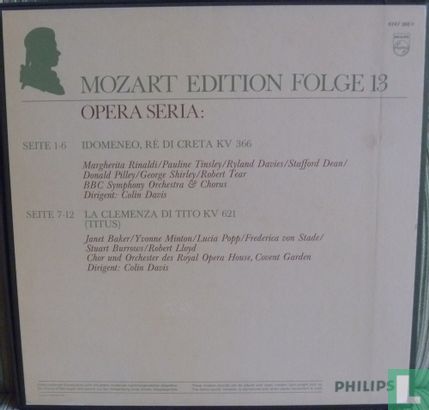 Mozart Edition 13: Opera Seria Idomeneo La Clemenza di Tito - Image 2