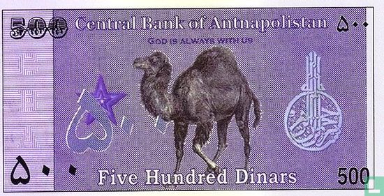 Antnapolistan 500 Dinar 2002 - Bild 2