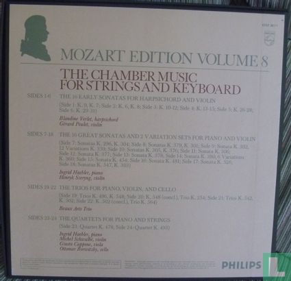 Mozart Edition 08: The Chamber Music For Strings And Keybord - Afbeelding 2