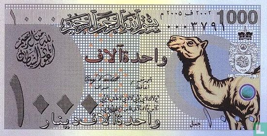 Antnapolistan 1000 Dinars 2002 - Afbeelding 1