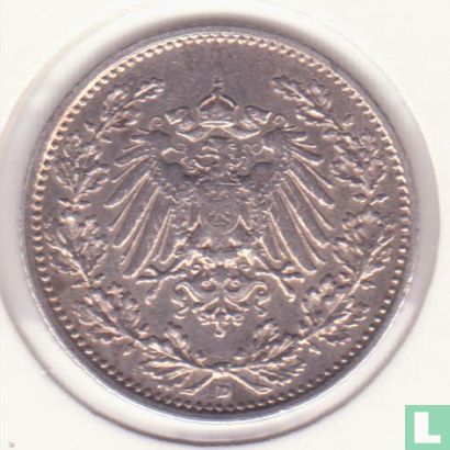 Duitse Rijk ½ mark 1907 (D) - Afbeelding 2