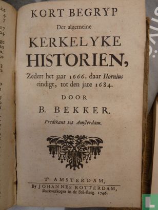 Kerkelyke en wereldlyke historie van de schepping des werelts tot 't jaar des heeren 1666-1696 - Image 3