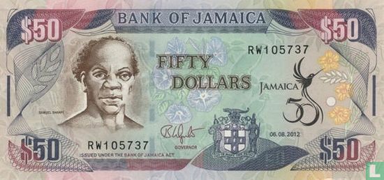 Jamaica 50 Dollars 2012 - Afbeelding 1
