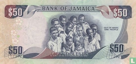 Jamaïque 50 Dollars 2012 - Image 2