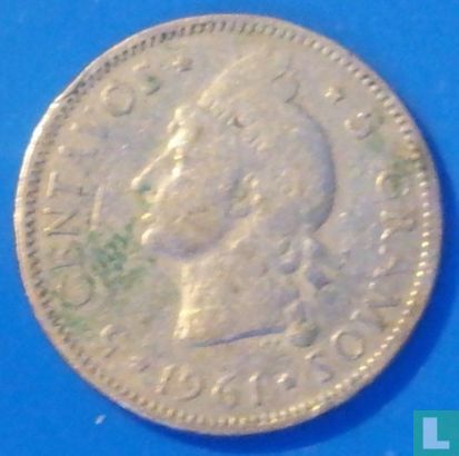 Dominicaanse Republiek 5 centavos 1961 - Afbeelding 1