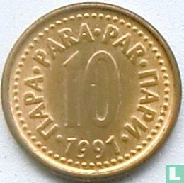 Yugoslavia 10 para 1991 - Image 1
