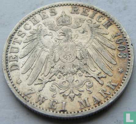 Prussia 2 mark 1903 - Image 1