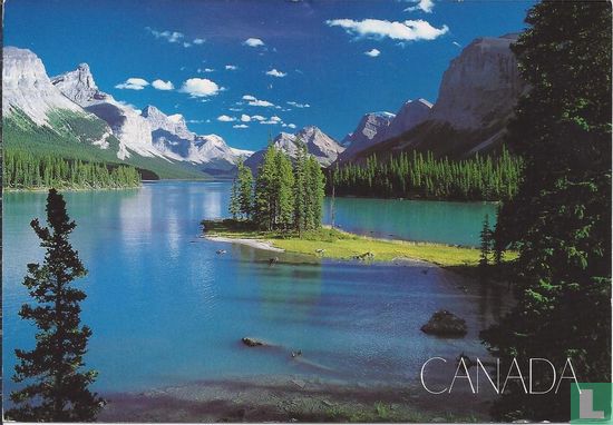  Spirit Island and Maligne Lake - Jasper National Park, Alberta, Canada - Afbeelding 1